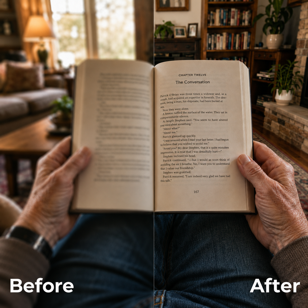 Before and after: brain fog lifts