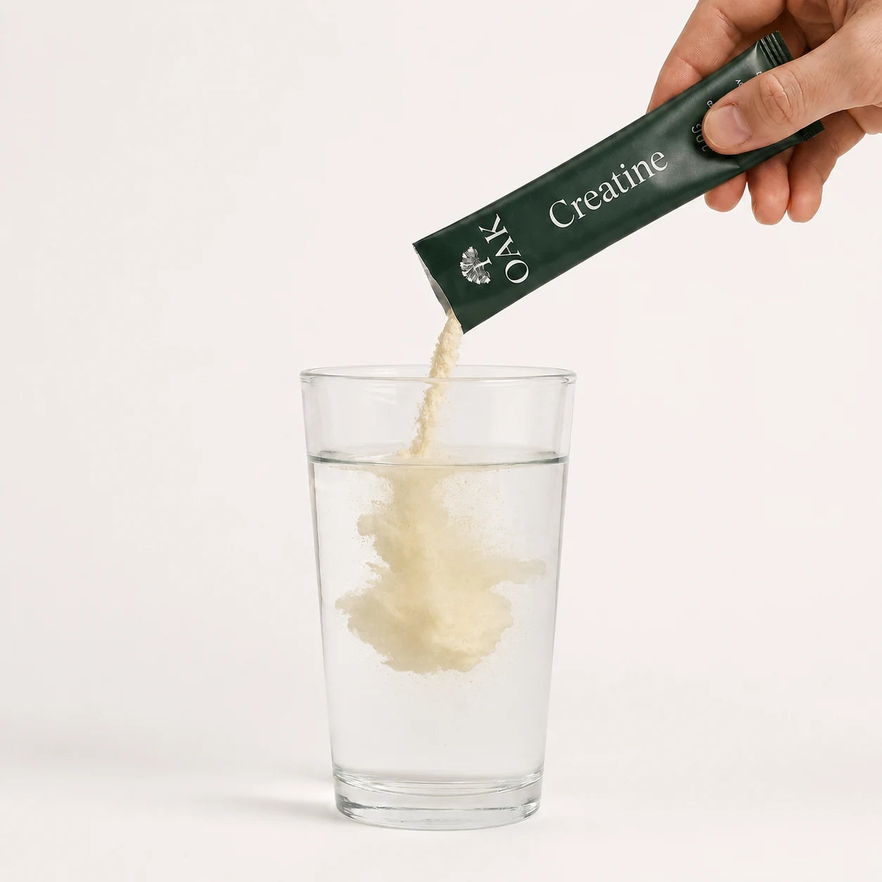 Pour in a glass of water